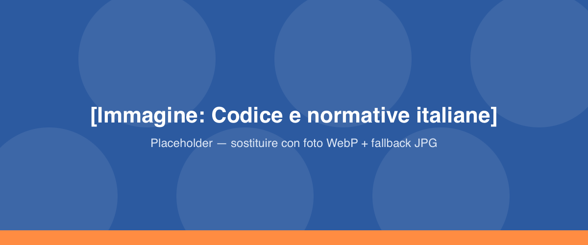 Testi normativi e codice civile su una scrivania